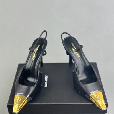 Saint Laurent Jeanne Slingback Pumps — 4