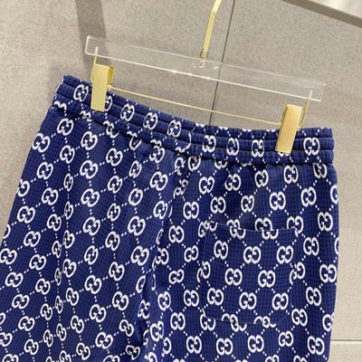 Gucci Navy Blue GG Jacquard shorts — 8