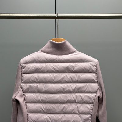 Moncler down-paneled virgin wool zip-up cardigans — 8