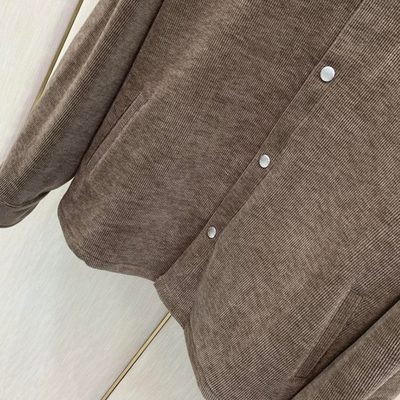 Prada classic button-down shirt and matching trousers accented — 8