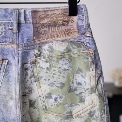 Acne Studios 1981 Trompe-l'œil wide-leg jeans — 9