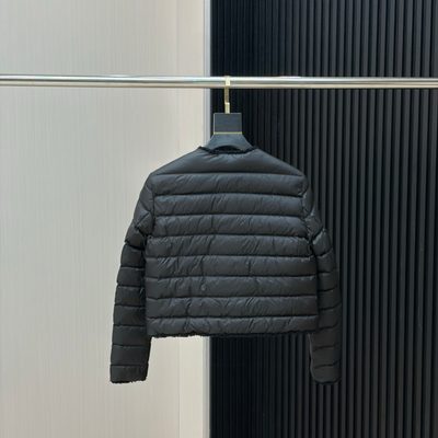 Moncler Fleurs Bouclé-Trimmed Short Down Jacket — 4
