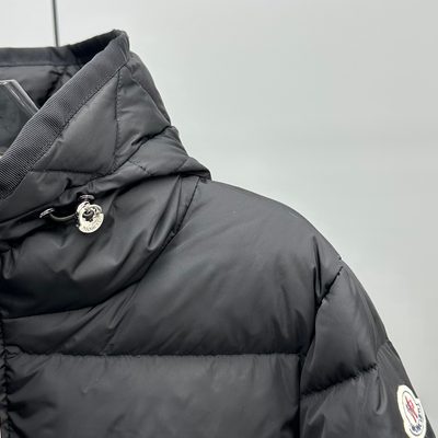 Moncler Avoce Hooded Short Down Jacket — 4