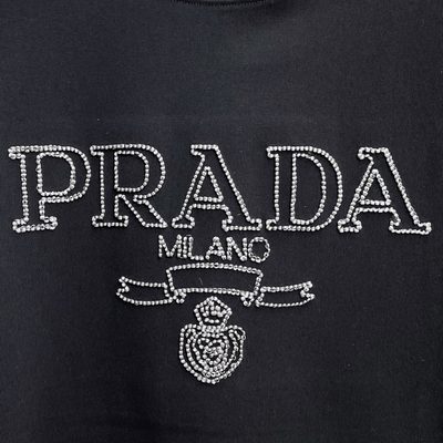 Prada black cotton jersey t-shirt — 4
