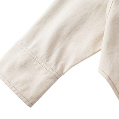 Prada beige cotton and linen chambray shirt — 7