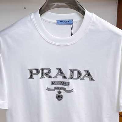 Prada cotton crew-neck T-shirt — 3