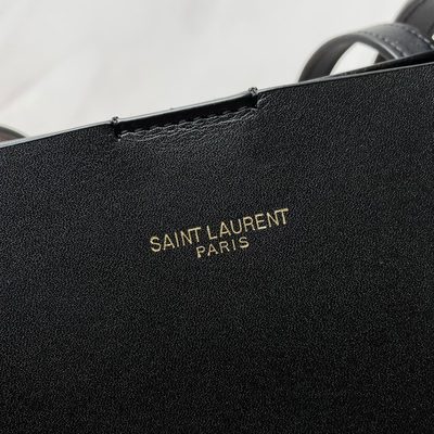 Saint Laurent North/South leather tote — 5