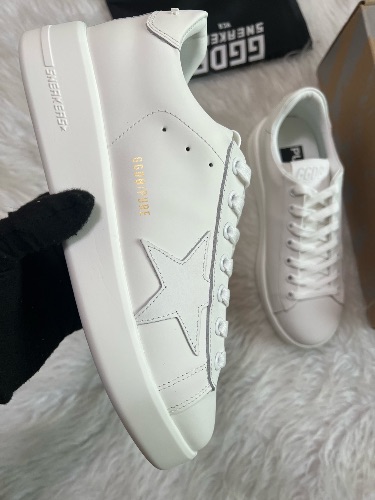 Golden Goose Purestar white leather sneakers — 4