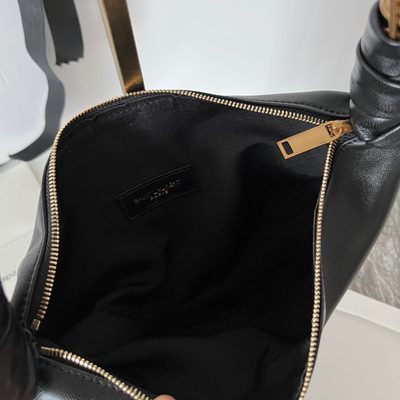 Saint Laurent Amalia Suede Hobo Bag — 9