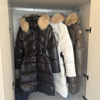 Moncler Boedic Hooded Long Down Jacket — 3