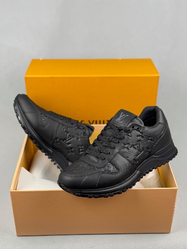Louis Vuitton Run Away trainers in a black monochrome design