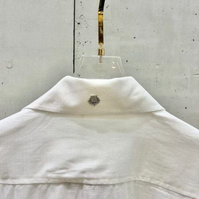 Loro Piana men's white linen shirt and trousers sets — 8