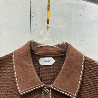 Versace cotton knit polo shirts — 4