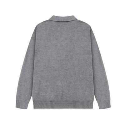LV long-sleeve knit polo sweater — 4