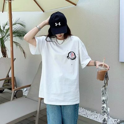 Moncler oversized logo t-shirt — 9