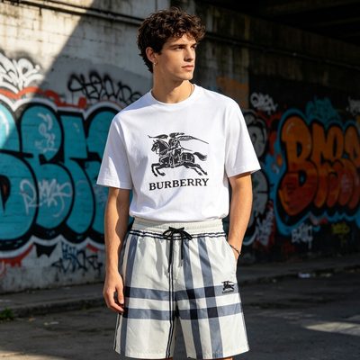 Burberry check swim shorts — 5