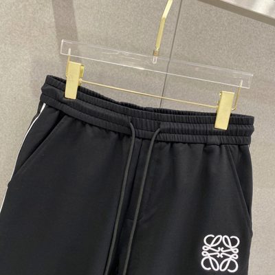 Loewe Men's Black Anagram Shorts — 4