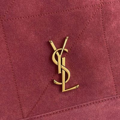 Saint Laurent Jamie Shopping quilted suede tote bag — 8