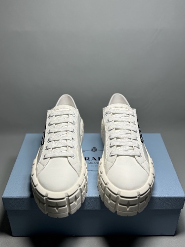 Prada Double Wheel gabardine sneakers — 3
