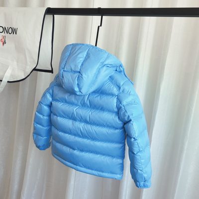 Moncler Enfant Maya Hooded Short Down Jacket — 4