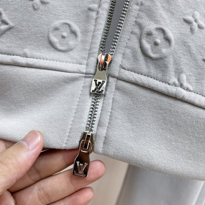 Lv zip-up hoodie and matching sweatpants set — 10