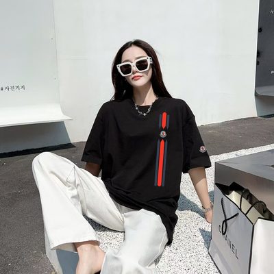 Moncler Triple Logo Crewneck T-Shirts — 10