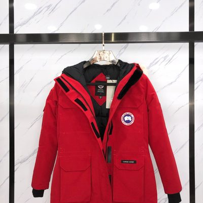 Canada Goose Red Expedition Parka — 4