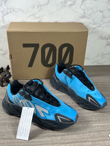 Adidas Yeezy Boost 700 MNVN in "Bright Cyan" — 4
