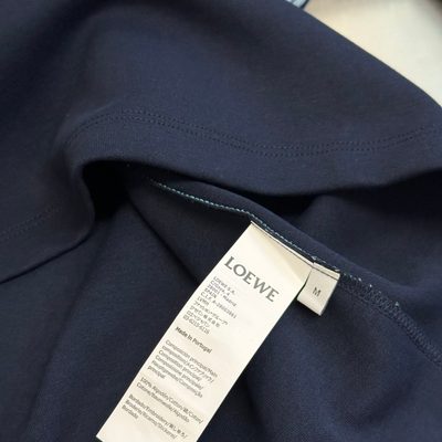 LOEWE blue cotton-blend t-shirt — 9