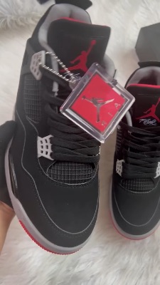 Nike Air Jordan 4 Retro 'Bred' sneakers — 5