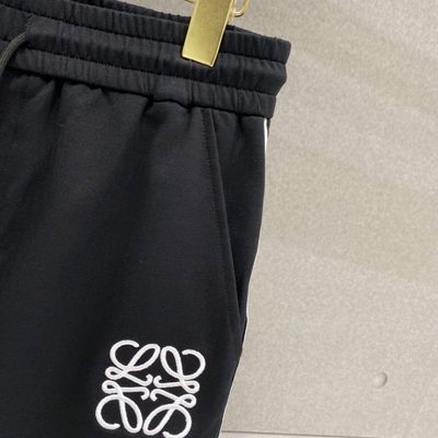 Loewe Men's Black Anagram Shorts — 5
