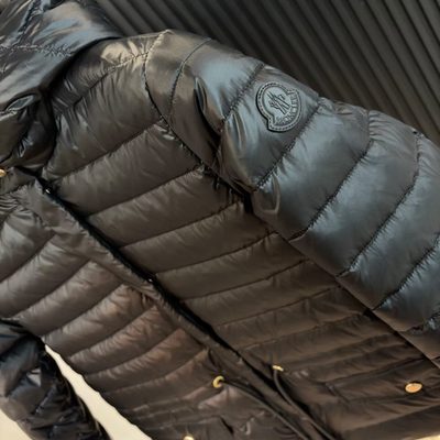 Moncler Raies Hooded Short Down Jacket — 7