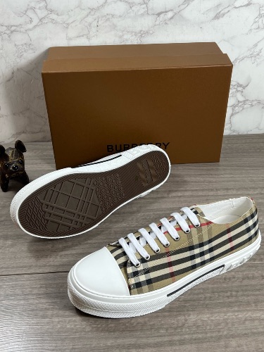 Burberry Check Canvas Sneakers — 4