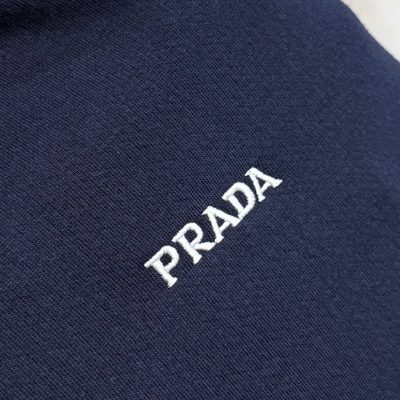 Prada navy blue athletic tracksuit set — 6
