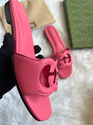 Gucci Cosmos Interlocking G slide sandals — 4