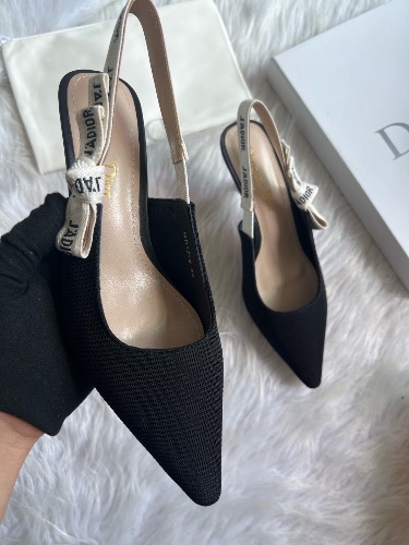 Dior J'Adior slingback pumps in technical fabric — 3
