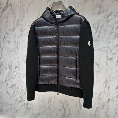 Moncler Logo-Appliquéd Wool-Trimmed Quilted Shell Hooded Down Jacket — 7