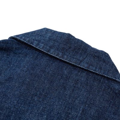 Prada Blue Chambray Denim Blouson Jacket — 4