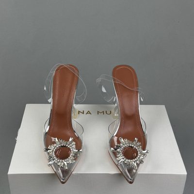 Amina Muaddi Begum slingback pumps — 3