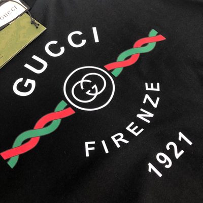 Gucci Firenze 1921 cotton jersey t-shirt — 6