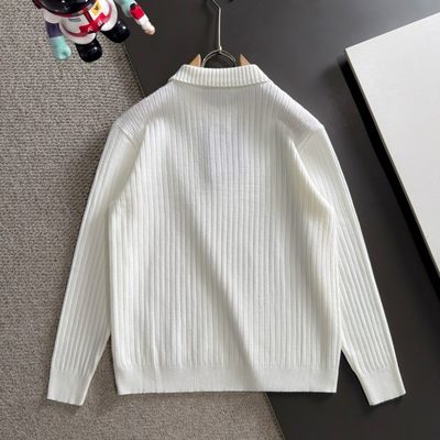 Arc'teryx long-sleeve ribbed knit polo sweater — 9