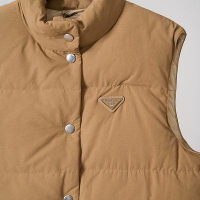 Prada Medium-Weight Technical Fabric Down Vest — 9