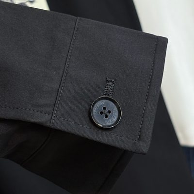 Burberry Hodson Reversible Jacket paired with matching trousers — 8