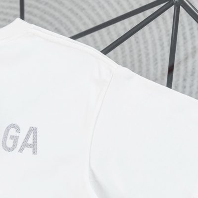 Balenciaga cotton jersey T-shirt with a center logo print — 7