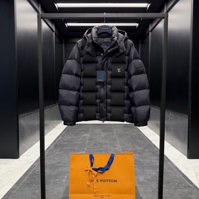 Louis Vuitton Monogram Down Blouson in black — 3