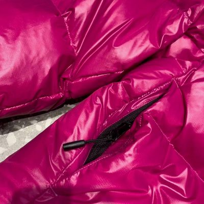 Canada Goose hot pink, quilted, cropped puffer jacket — 8