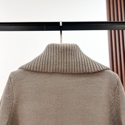 Moncler Wool & Cashmere-Blend and Quilted Shell Down Cardigan — 4