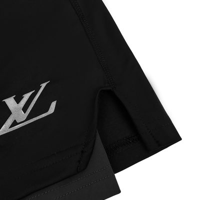 Louis Vuitton Double-Layer Running Shorts in black — 5