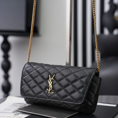 Saint Laurent Gaby Chain Phone Holder — 7
