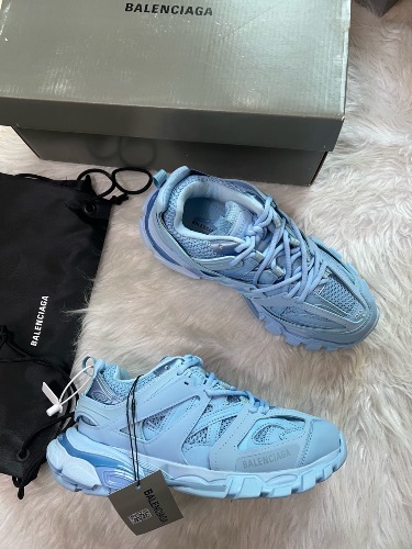 Balenciaga Track sneakers in light blue